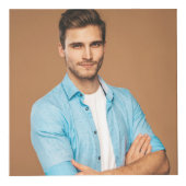 Aangepaste foto-kubusje afstudeerder kubus (Voorkant)