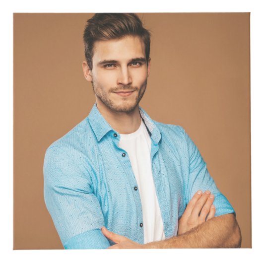 Aangepaste foto-kubusje afstudeerder kubus (Voorkant)