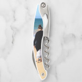 Aangepaste foto Kurkentrekker Uw foto's en tekst (Achterkant)