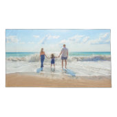 Aangepaste foto kussen Hoesje met uw foto's ontwer Kussensloop (Achterkant)