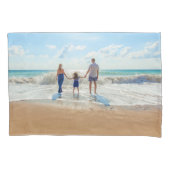 Aangepaste foto kussen Hoesje uw eigen ontwerp Kussensloop (Voorkant)