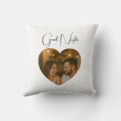 Aangepaste foto kussen met Goedemorgen en Goedenac (Achterkant)