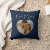 Aangepaste foto kussen met Goedemorgen en Goedenac (Deken)