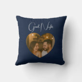 Aangepaste foto kussen met Goedemorgen en Goedenac (Achterkant)