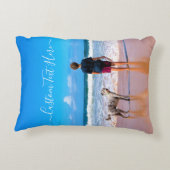 Aangepaste foto kussen met uw foto's en tekst (Achterkant)