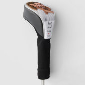 Aangepaste foto l Beste papa ooit Schattig rood ha Golfheadcover (Schuin)