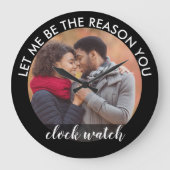 Aangepaste foto Laat me de reden zijn waarom je ki Grote Klok (Voorkant)