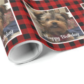 Aangepaste foto Landrode buffelplaat foto Cadeaupapier (Rol Hoek)