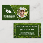 Aangepaste foto landschapsarchitectuur diensten en visitekaartje (Voorkant / Achterkant)