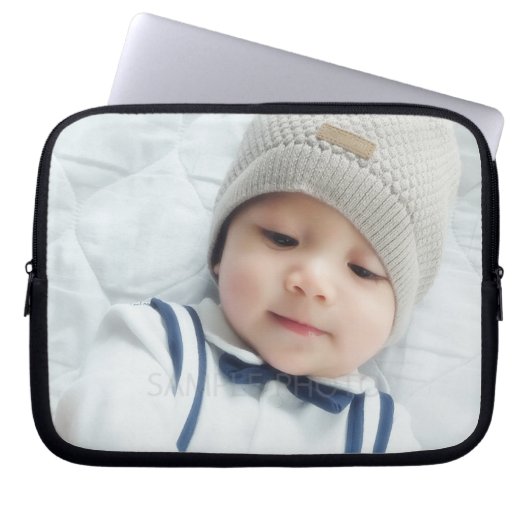 Aangepaste foto laptop sleeve (Voorkant)