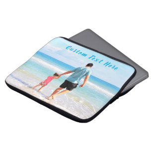 Aangepaste foto laptophoes met gepersonaliseerde t laptop sleeve