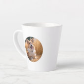Aangepaste foto latte mok (Linkerhoek)