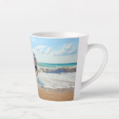 Aangepaste foto Latte Mok met uw foto's (Rechts)