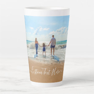 Aangepaste foto latte Mok uw eigen design cadeau