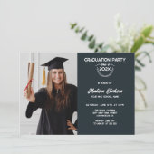 Aangepaste foto Laurel Afstuderen Kaart (Staand voorkant)