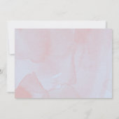 Aangepaste foto Lavendel Mist Marmer Bruiloft Kaart (Achterkant)