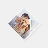 Aangepaste foto legant Dank je homepage Servet (Hoek)