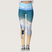 Aangepaste foto-Leggings met uw foto's en tekst Leggings (Voorkant)