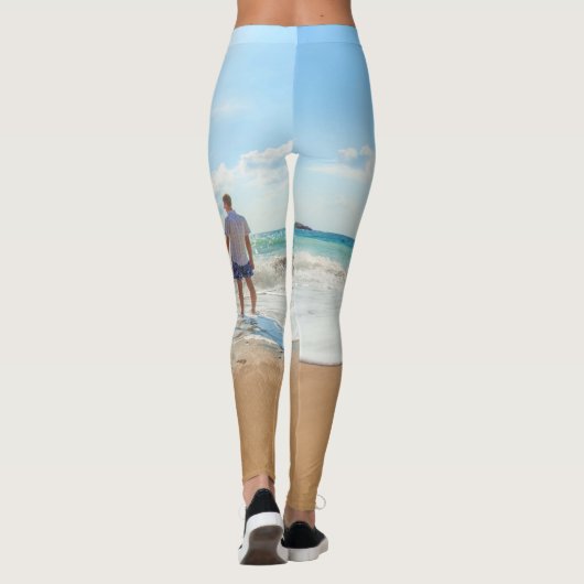 Aangepaste foto Leggings Uw eigen ontwerp geperson (Achterkant)