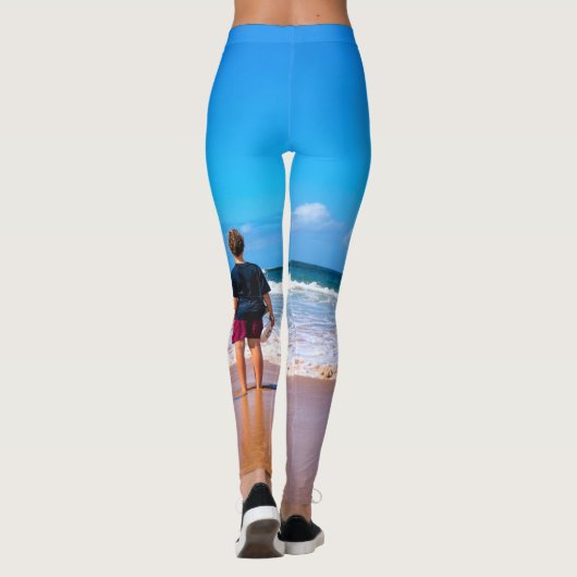 Aangepaste foto Leggings Uw gepersonaliseerde cade (Achterkant)
