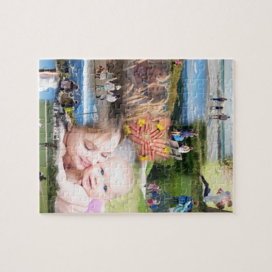 Aangepaste foto legpuzzel (Horizontaal)