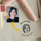 Aangepaste foto leraar rubberstempel