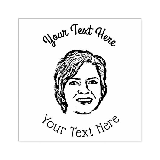 Aangepaste foto leraar rubberstempel (Afrduk)