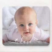 Aangepaste foto Leuke DIY Moderne Liefde Script Ha Muismat (Voorkant)