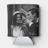 Aangepaste foto, leuke feiten minimalistische brui blikjeskoeler (Achterkant)