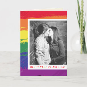 Aangepaste foto LGBT Pride Valentijnskaart Kaart