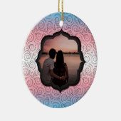 Aangepaste foto LGBTQ Transgender-chips Keramisch Ornament (Rechts)