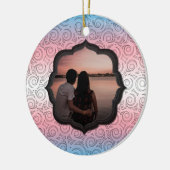 Aangepaste foto LGBTQ Transgender-chips Keramisch Ornament (Links)