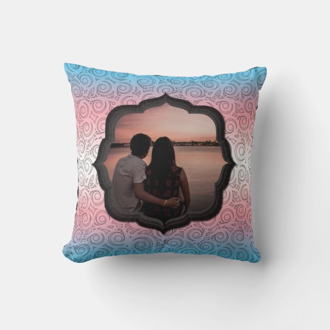 Aangepaste foto LGBTQ Transgender Kussen (Voorkant)