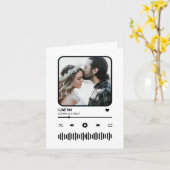 Aangepaste foto liedjes afspeellijst Koppel Valent Kaart (Gele Bloem)