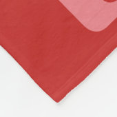 Aangepaste foto liefde sjabloon fleece deken (Hoek)