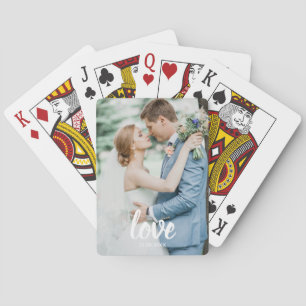Aangepaste foto-liefdesscript-speelkaarten – Perso Pokerkaarten