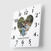 Aangepaste foto Lijst moderne foto Vierkante Klok (Hoek)