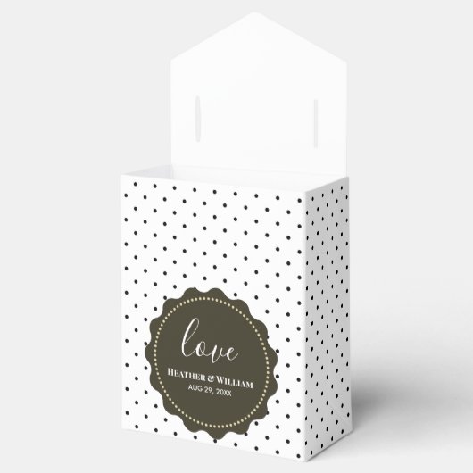 Aangepaste foto-Lijst Moderne kalligrafie Bedankdoosjes (Geopend)