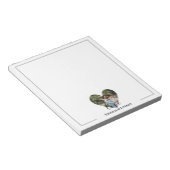 Aangepaste foto-Lijst Moderne kalligrafie Notitieblok (Schuin)