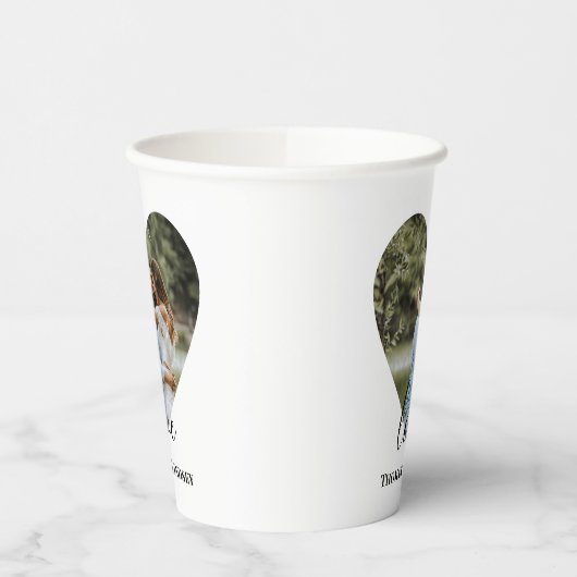 Aangepaste foto-Lijst Moderne kalligrafie Papieren Bekers (Links)