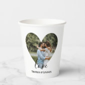 Aangepaste foto-Lijst Moderne kalligrafie Papieren Bekers (Voorkant)