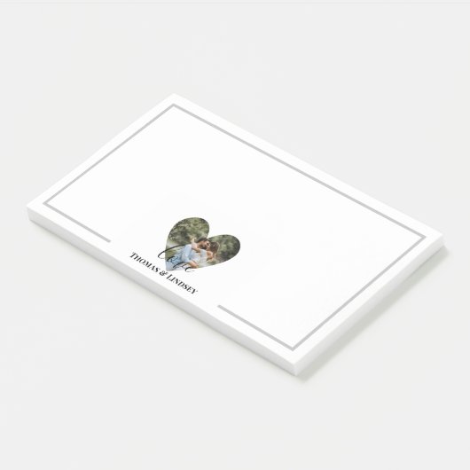 Aangepaste foto-Lijst Moderne kalligrafie Post-it® Notes (Schuin)