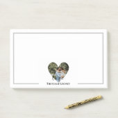 Aangepaste foto-Lijst Moderne kalligrafie Post-it® Notes (Op bureau)