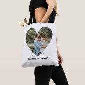 Aangepaste foto-Lijst Moderne kalligrafie Tote Bag (Dichtbij)