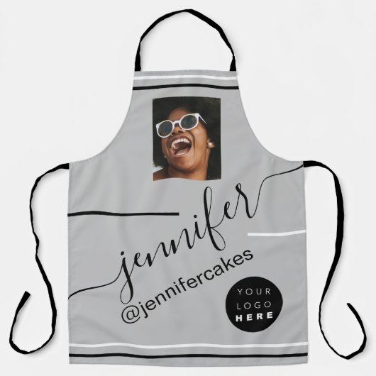 Aangepaste foto-Logo Coffee WinkelCake Ice Cream G Schort (Voorkant)