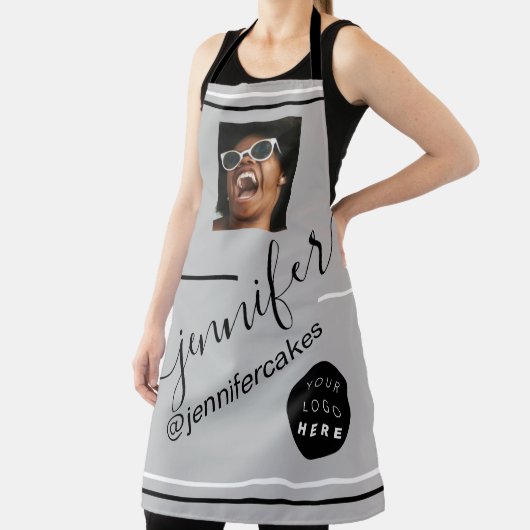 Aangepaste foto-Logo Coffee WinkelCake Ice Cream G Schort (Insitu)