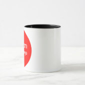 Aangepaste foto & logo  | Gepersonaliseerd Mok (Midden)