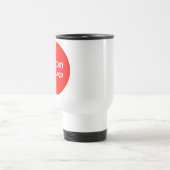 Aangepaste foto & logo  | Gepersonaliseerd Reisbeker (Center)