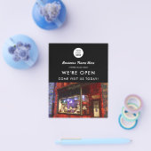 Aangepaste foto Logo Grote opening Bakkerij Zwart Flyer (Enkel)