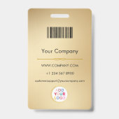 Aangepaste Foto Logo ID Badge voor Zakelijke Medew (Achterkant)